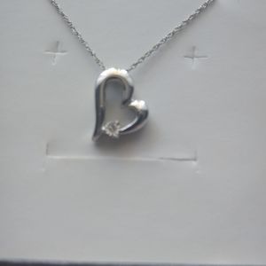 Sterling Silver Heart Necklace